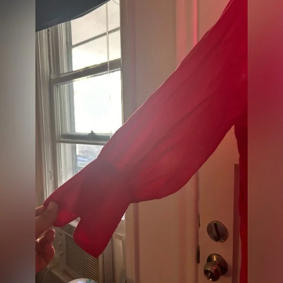 REPOST: H&M Hot Pink Oversized Shirtdress - Picture 2 of 6